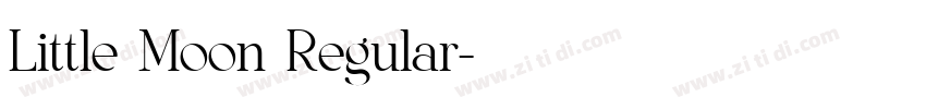 Little Moon Regular字体转换
